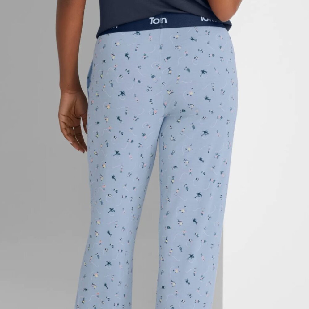 Second Skin Pajama Pants in Cashmere Blue Ice Skater | Tommy John/Nordstrom - Picture 3 of 5